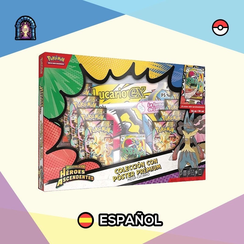 Héroes Ascendentes Premium Poster Colección Lucario