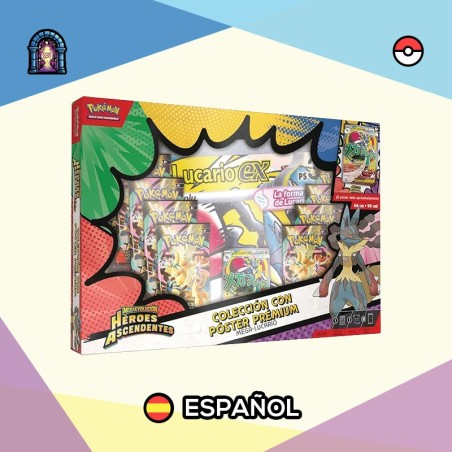 Héroes Ascendentes Premium Poster Colección Lucario